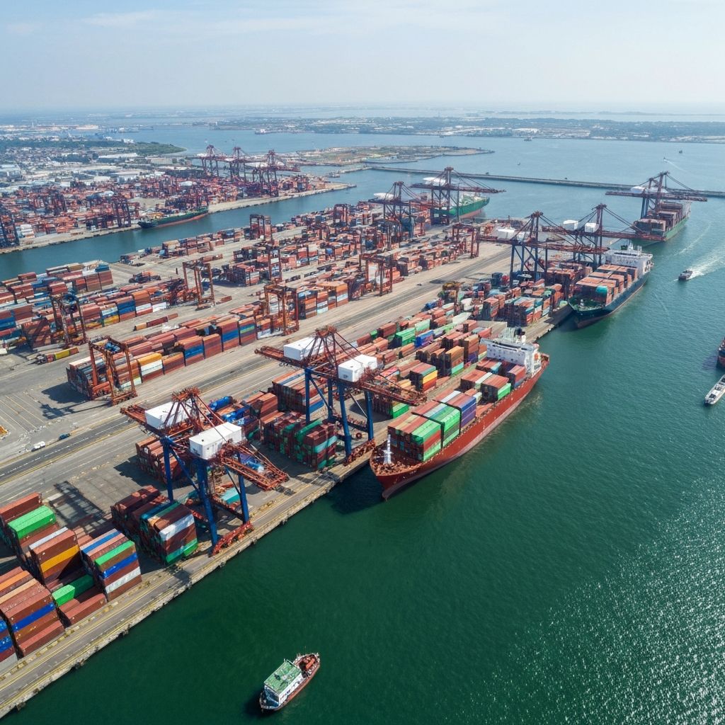 Logistics background