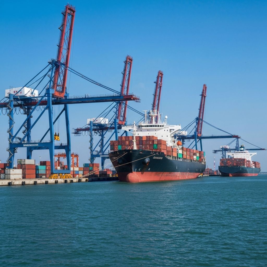 Logistics background